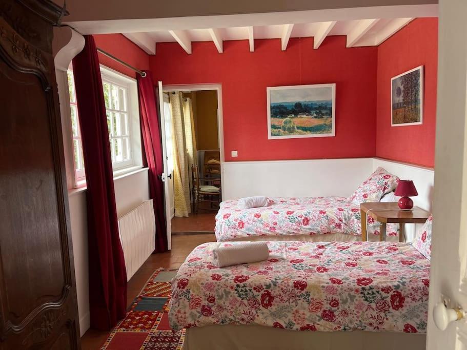 Le Colombage, Jolie Longere Pres De Giverny Eure Hardencourt-Cocherel Exteriör bild