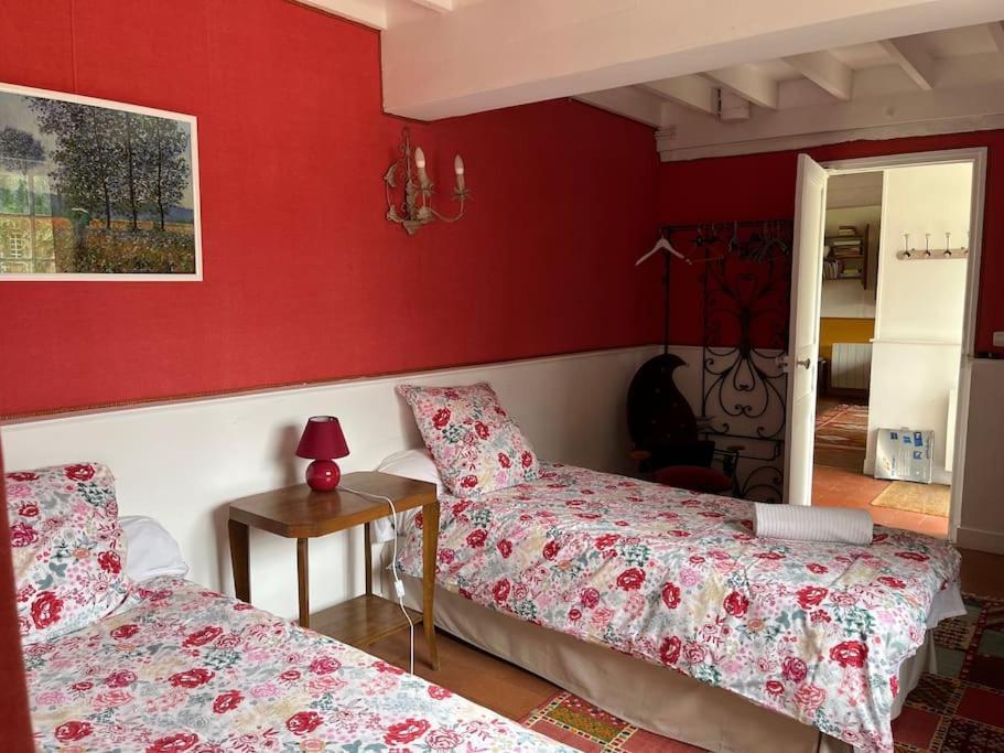 Le Colombage, Jolie Longere Pres De Giverny Eure Hardencourt-Cocherel Exteriör bild